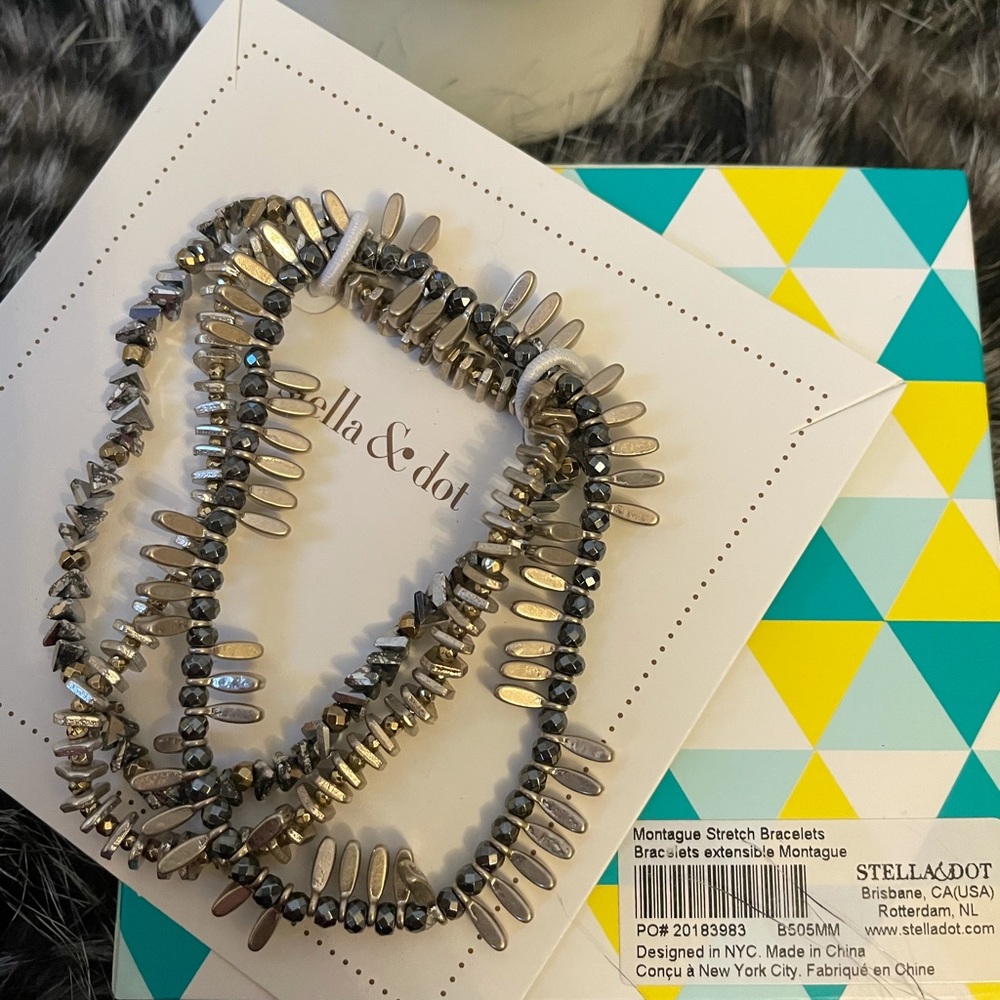 Stella & Dot Montague Stretch Bracelets